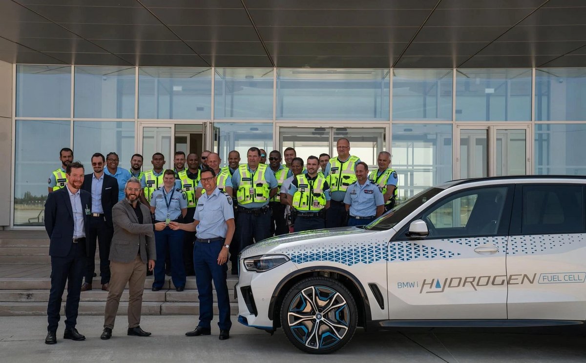 L'hydrogène, une première pour la police française © BMW