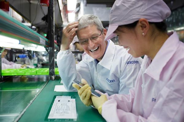 Les usines de production d’iPhone épinglées par Greenpeace © Tim Cook / Twitter