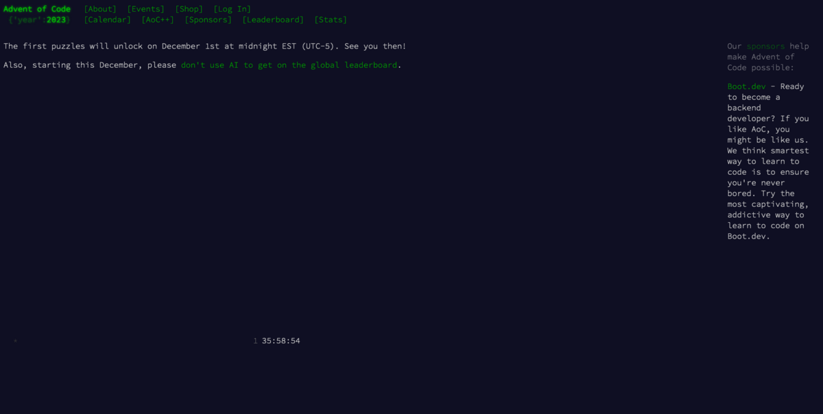 Voilà une page web qui sent bon l'ASCII et la programmation ! © Capture d'écran Clubic.com