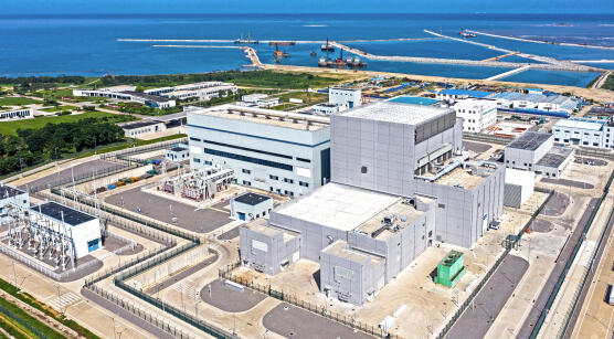 La centrale de Shidaowan, première entrale nucléaire au monde de quatrième génération © Sun Wenzhan / Xinhua Maxppp 