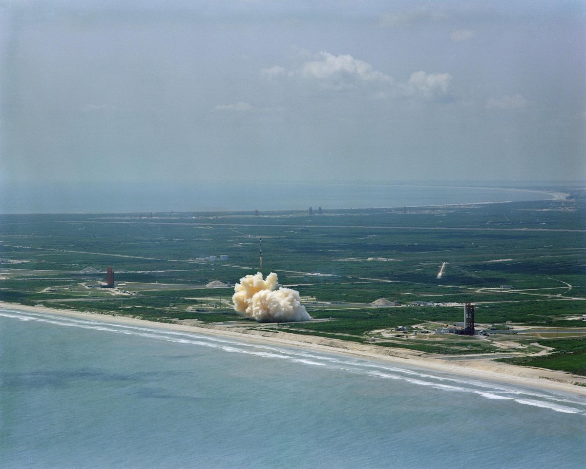 Premier décollage de Titan II pour Gemini à Cape Canaveral. Le paysage change... © NASA