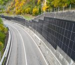 Des panneaux solaires fixés sur un mur de soutènement en bordure de route : il fallait y penser, les Suisses l'ont fait !