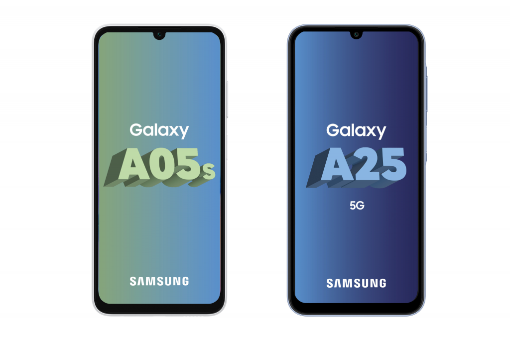 Les Galaxy A25 5G et Galaxy A05s © Samsung