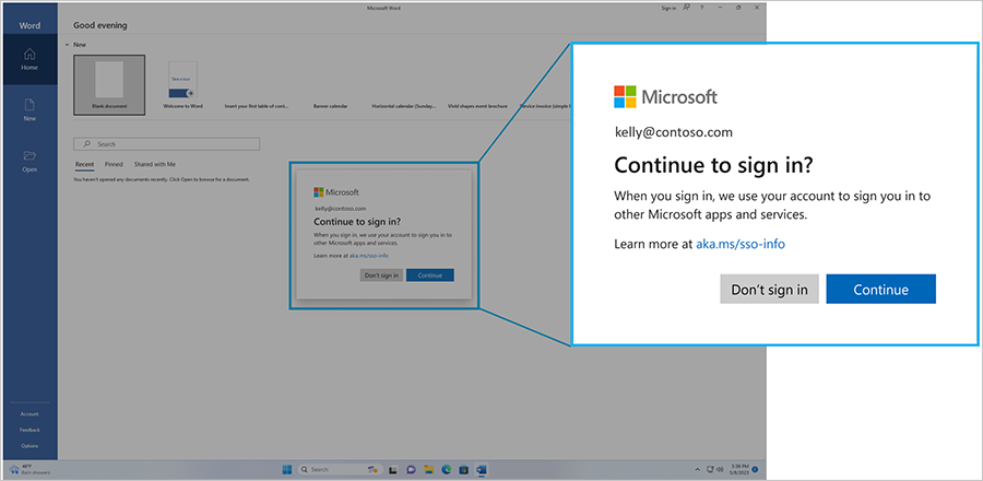 La connexion aux applications Windows va subir quelques petites modifications © Microsoft