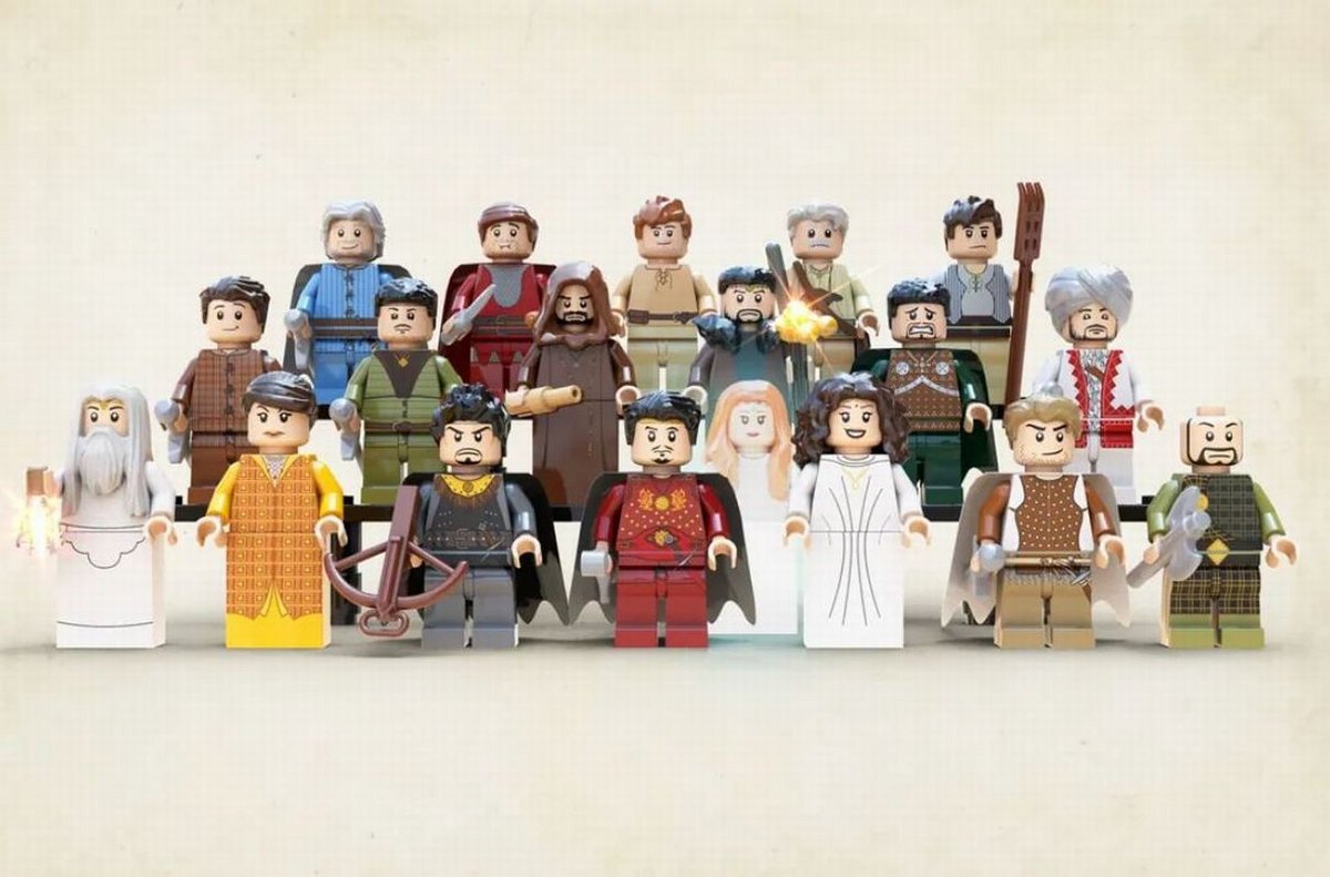 Un kit LEGO Kaamelott pourrait devenir bientôt réalité ! © LEGO