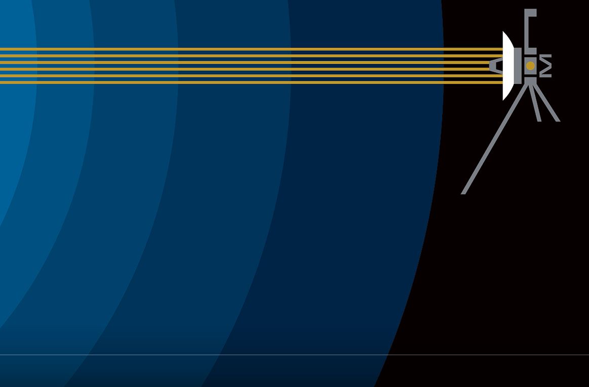Une infographie de la NASA pour célébrer la sonde jumelle, Voyager 2. © NASA/JPL-Caltech