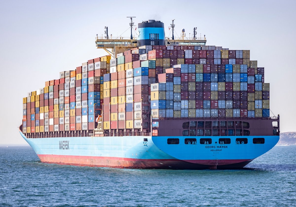 Un porte-conteneur de l'armateur Maersk © Shutterstock