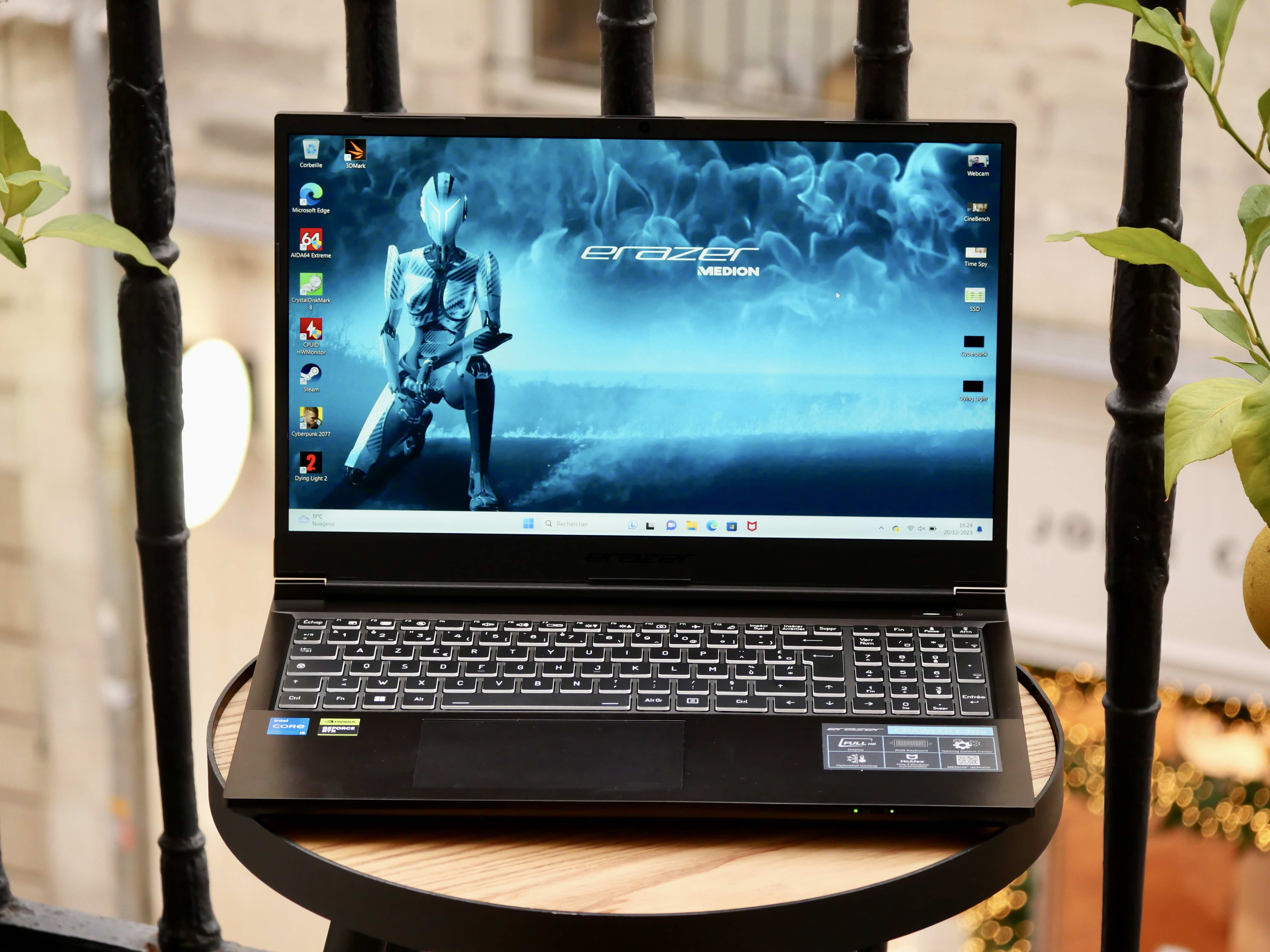 Test : Le PC portable Medion Erazer X6811, un bon choix pour le