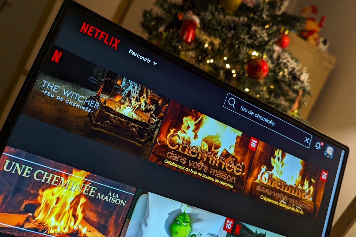 Les vidéos de feu de cheminée ne manquent pas sur Netflix © Alexandre Boero / Clubic