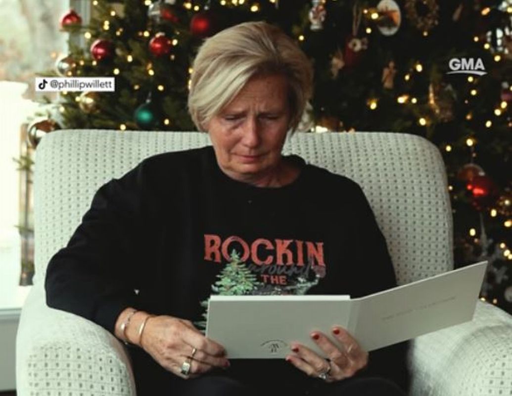 Pour Noël, Patricia a reçu un message vocal de son mari, décédé l'année précédente... © Phillip Willett / TikTok