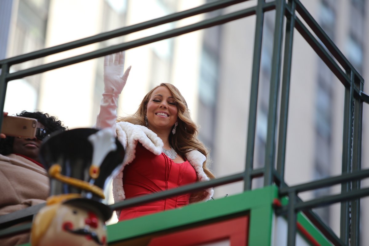 Mariah Carey, lors de la 89e parade de Thanksgiving de Macy's en 2015 © a katz / Shutterstock