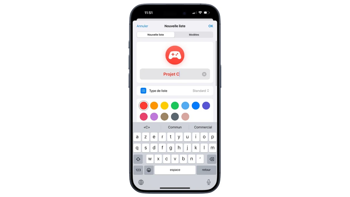 rappels modifier liste iphone © © Mathieu Grumiaux pour Clubic