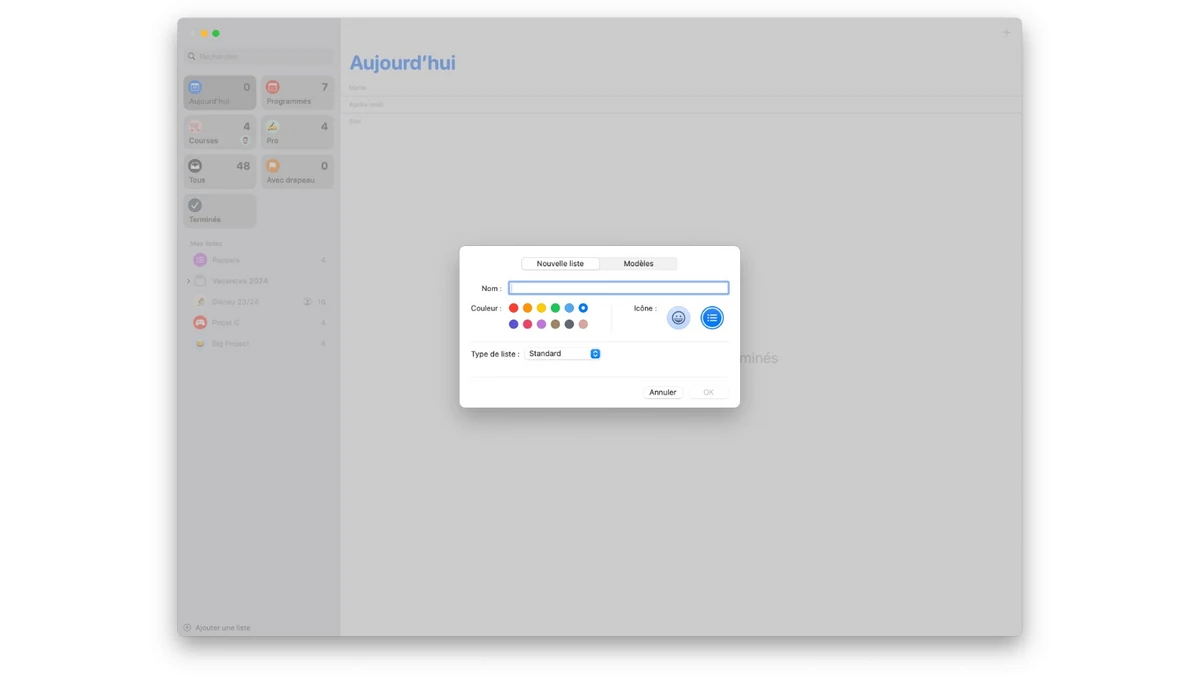 rappels personnaliser liste mac © © Mathieu Grumiaux pour Clubic