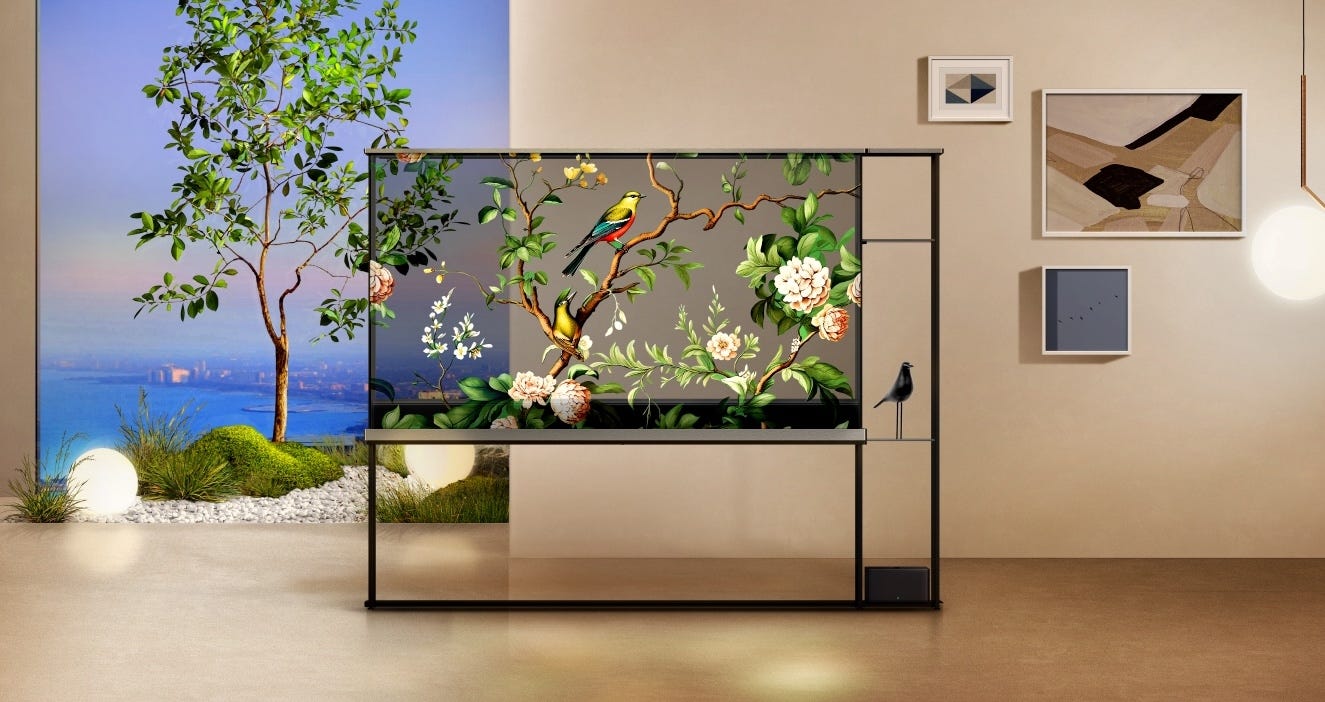 CES 2024 : le téléviseur transparent LG Signature OLED T arrivera dans l'année