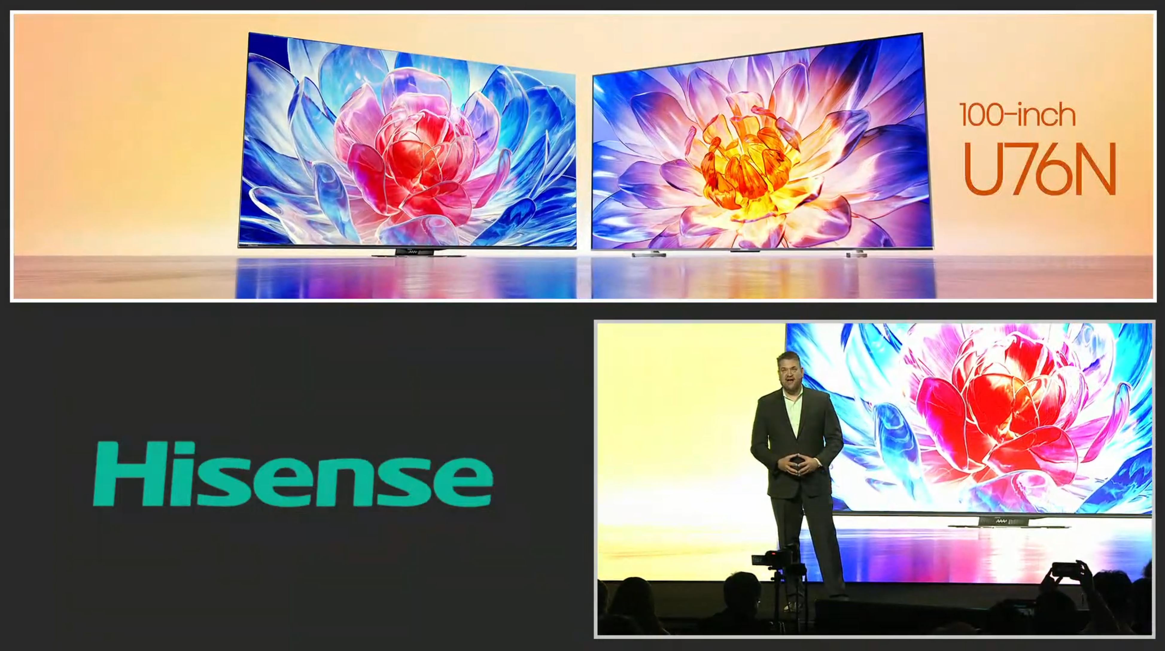 2024 CES 2024 Hisense Thinks Bigger And Brighter With Its MiniLED TVs   Raw