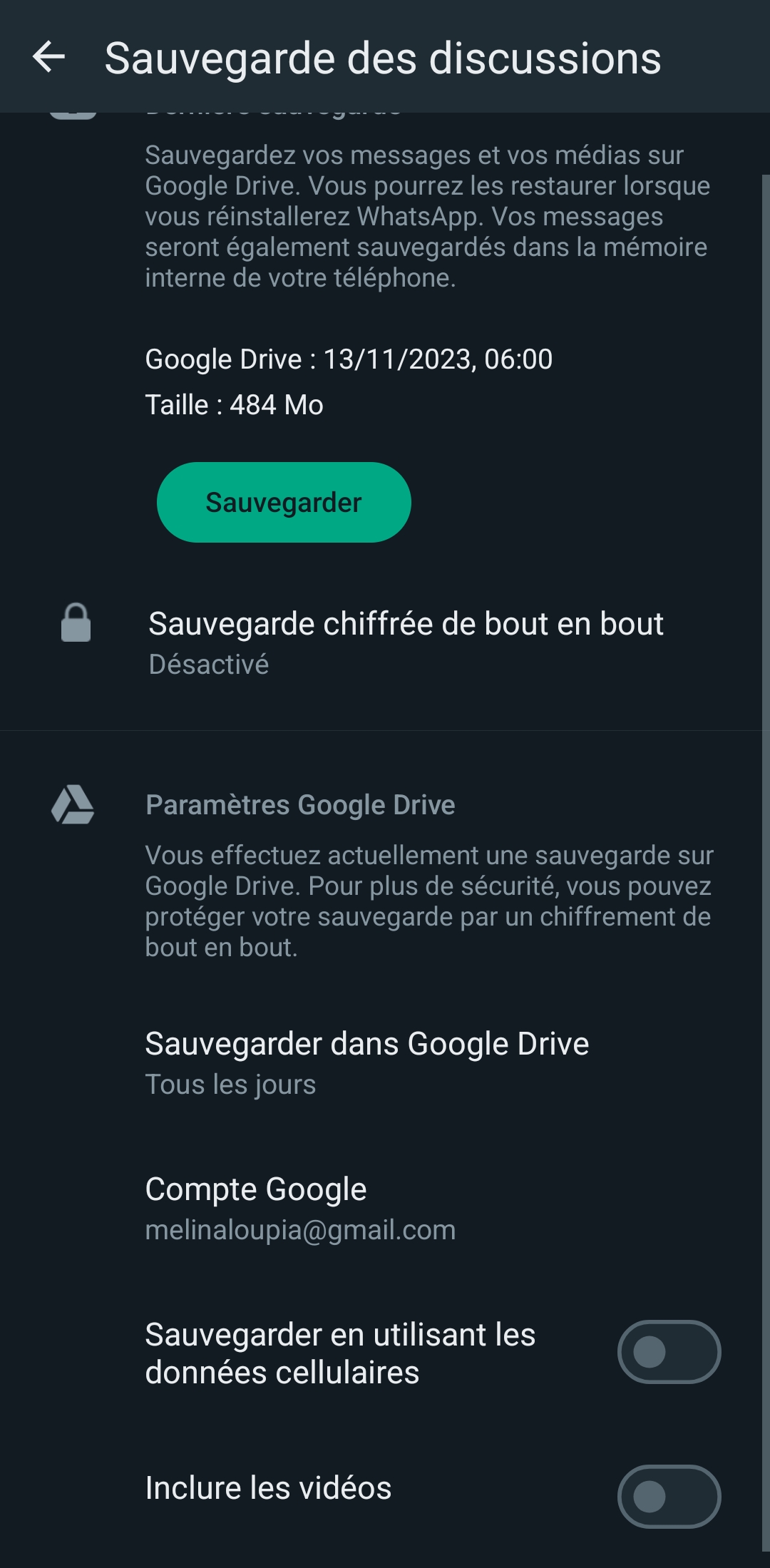 Sauvegarde des données sur Google Drive  @ clubic