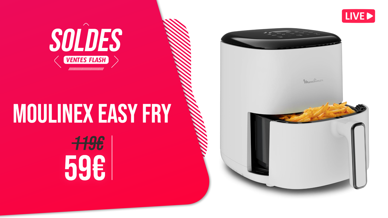 Moulinex - Easy Fry Deluxe - Friteuse - Rue du Commerce