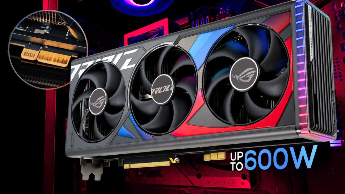 C'est diablerie ? ASUS présente une GeForce RTX 4090 sans le moindre câble d'alimentation !