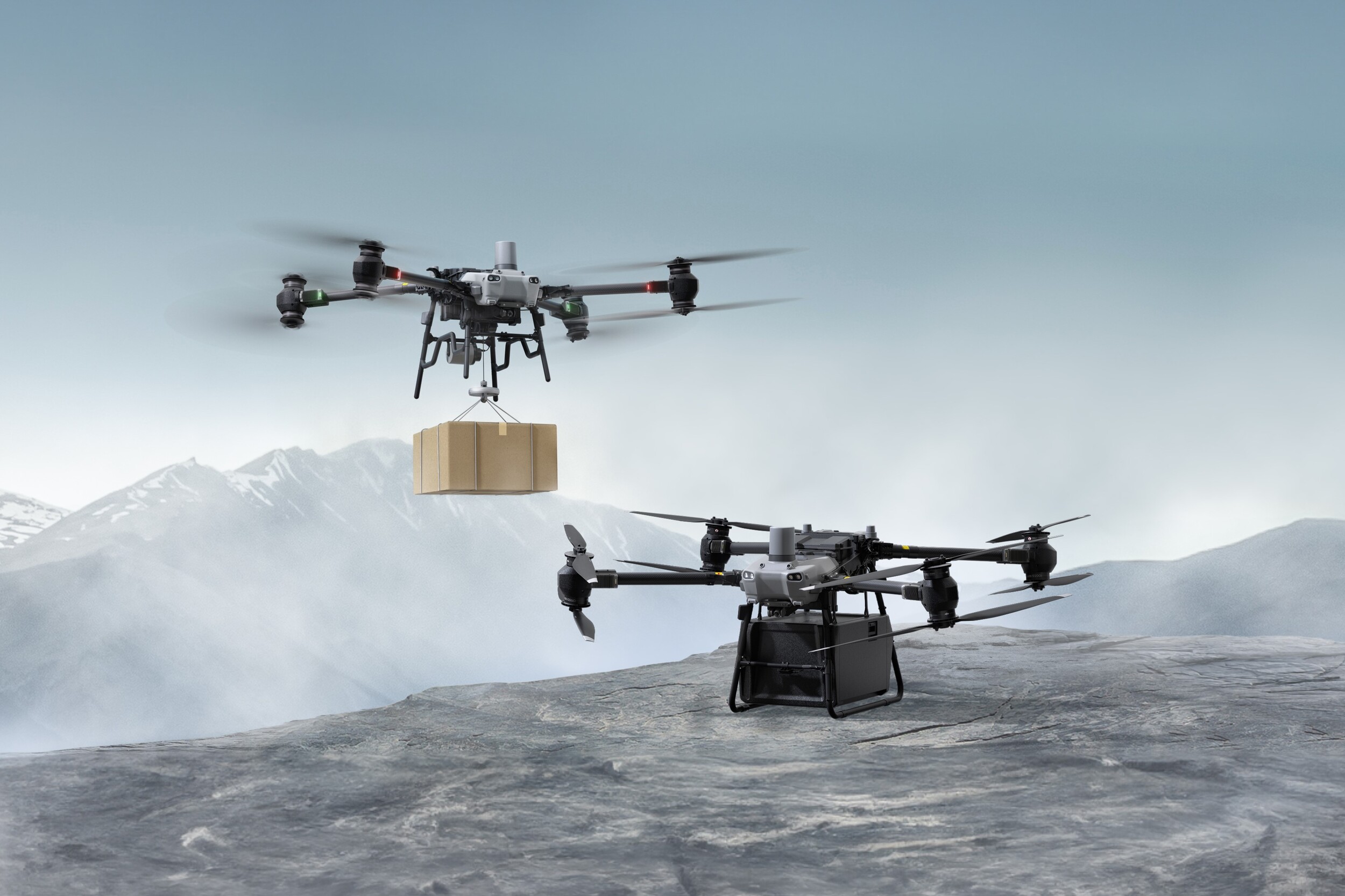4 Hélices en Fibre de Carbone pour drone DJI Mini 3 Pro - Maison Du Drone