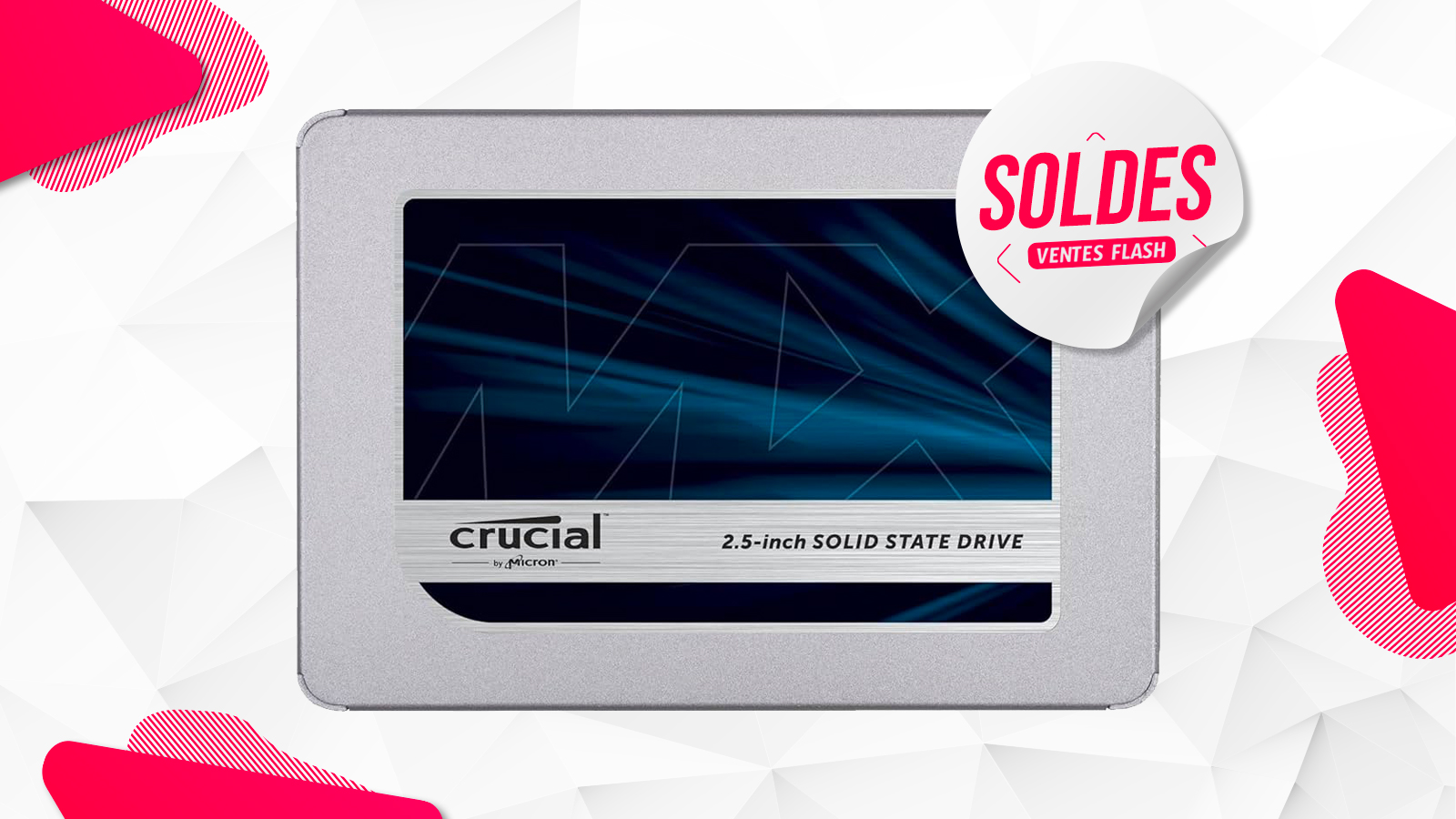 Les soldes s'attaquent au célèbre SSD Crucial MX500 pour casser