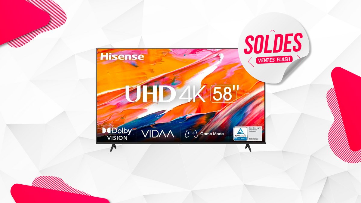 La TV LED 4K UHD Hisense 58&quot; 58A6K
