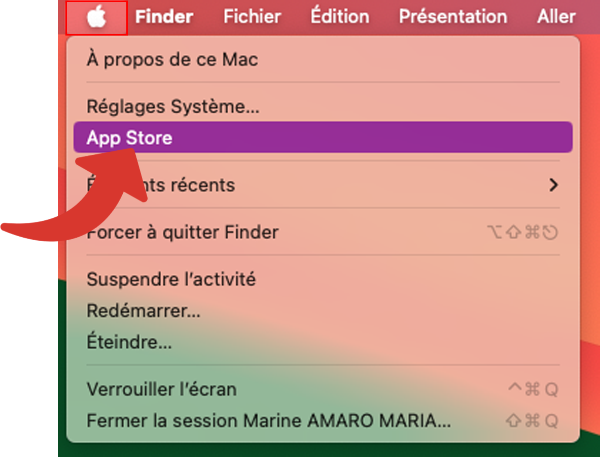 Accéder à l&#039;App Store sur macOS © Clubic