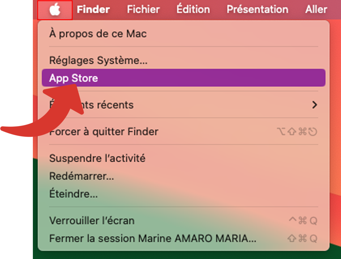 Accéder à l'App Store sur macOS © Clubic