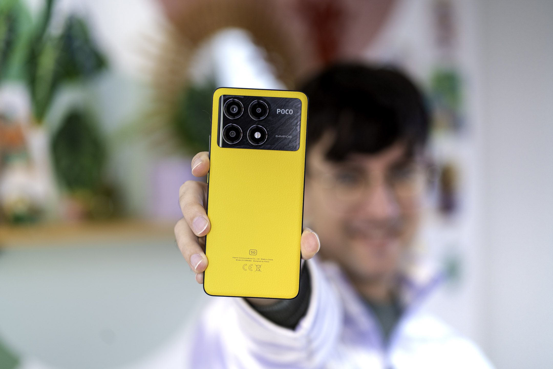 Xiaomi POCO X6 Pro 5G 8/256Go Jaune - Smartphone Android Performant, Écran 6,67", Version FR