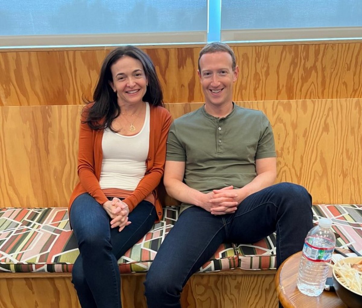 Sheryl Sandberg avec Mark Zuckerberg © Sheryl Sandberg / Facebook