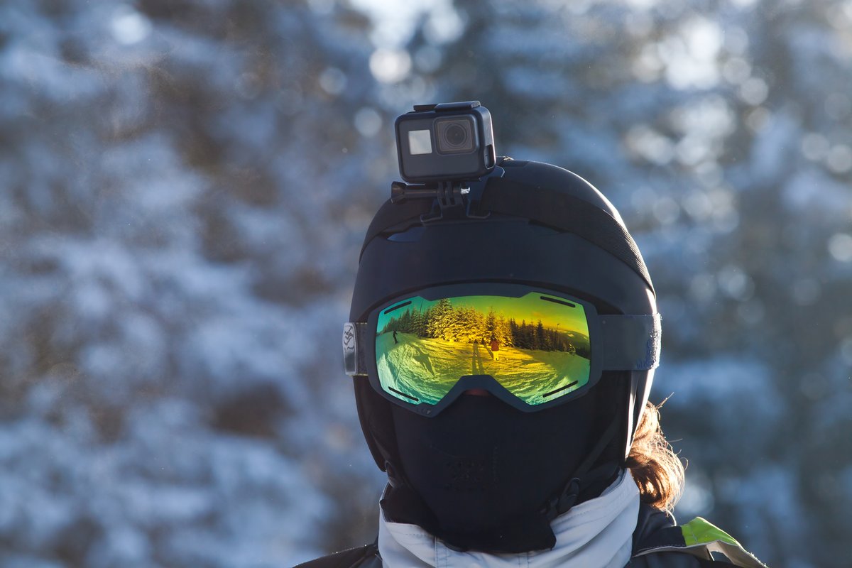Une GoPro sous la neige © Melinda Nagy / Shutterstock