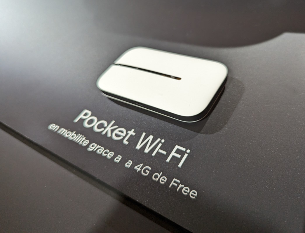 Le galet Free Pocket Wi-Fi 4G. © Nicolas Guyot / Clubic