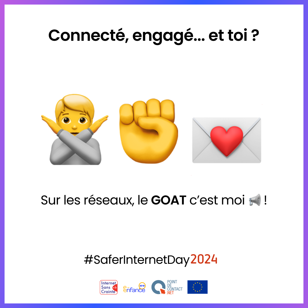 Safer Internet Day 2024 - Le Goat, c’est moi !