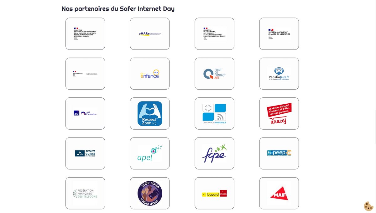 Les partenaires du Safer Internet Day