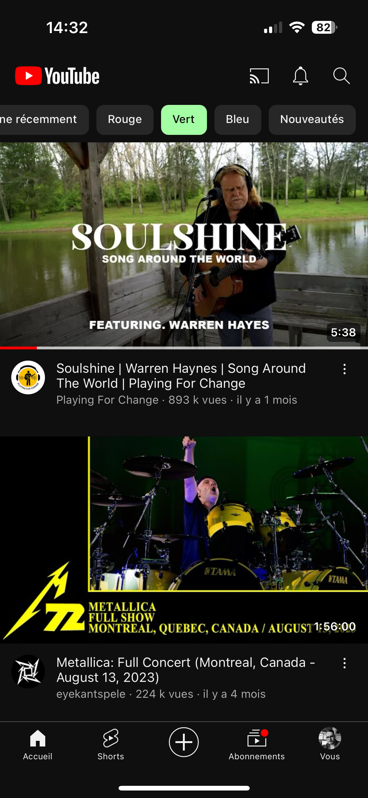 YouTube colors