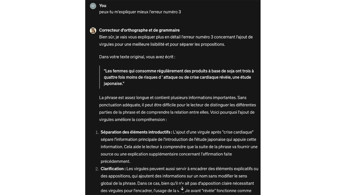 GPT Correcteur dâorthographe et de grammaire © Pascale Duc pour Clubic