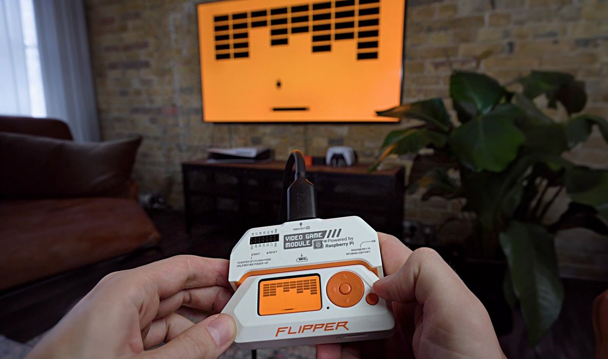 Vous pouvez désormais utiliser le Flipper Zero pour jouer à des jeux sur votre télé © Flipper Devices