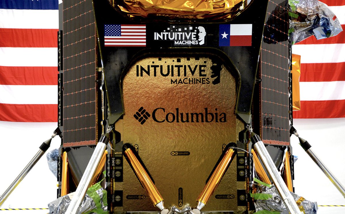 Yes, going to the Moon is also (good) publicity.  © Intuitive Machines