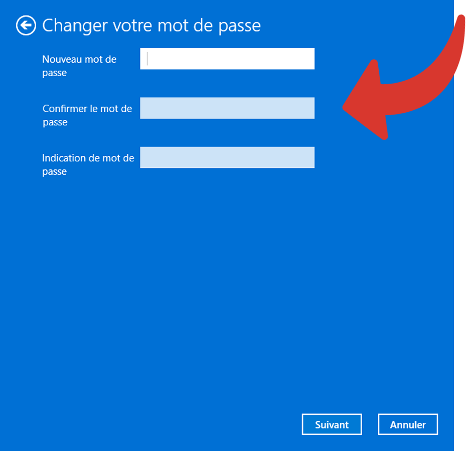 2e étape pour réinitialiser le mot de passe Windows © Clubic