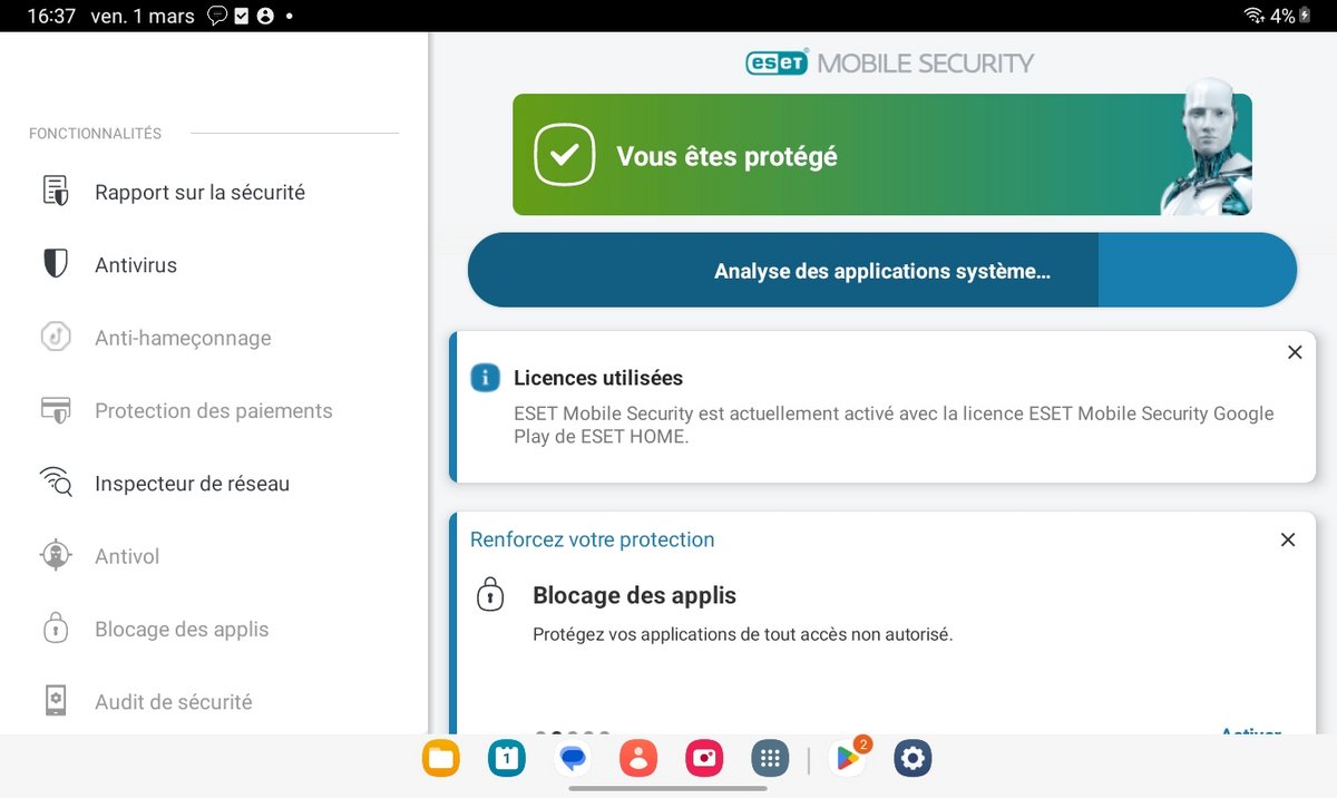 ESET Mobile Security pour Android 