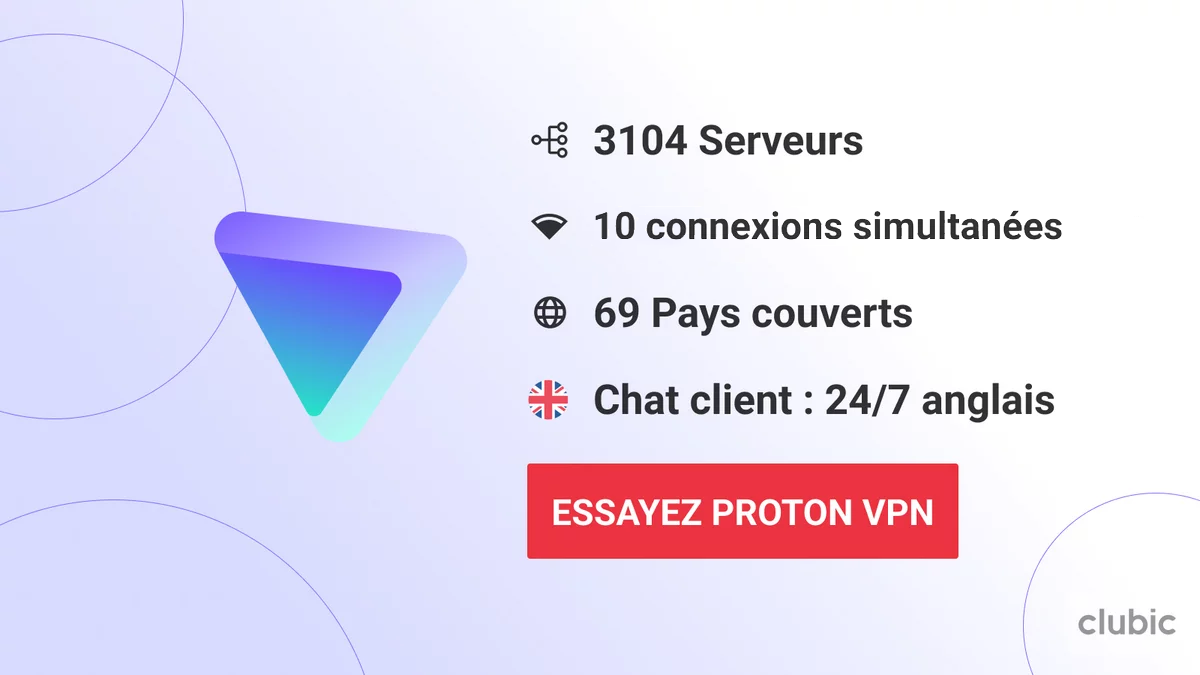 Connectez jusqu'à 10 appareils simultanément avec Proton VPN.