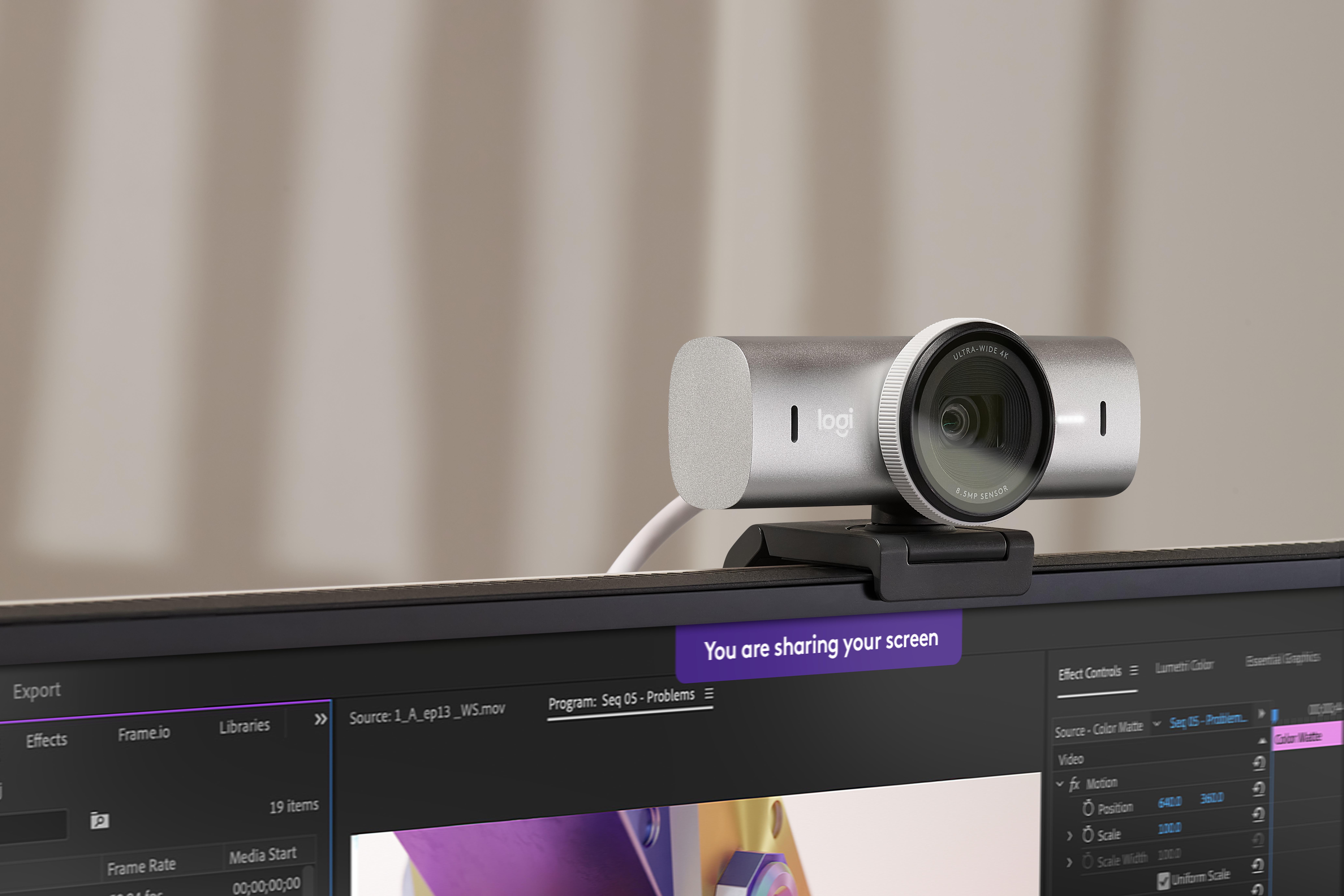 MX Brio : une webcam dopée à l'IA et au 4K qui s'intéresse autant à votre tête qu'à ce qu'il y a sur votre bureau