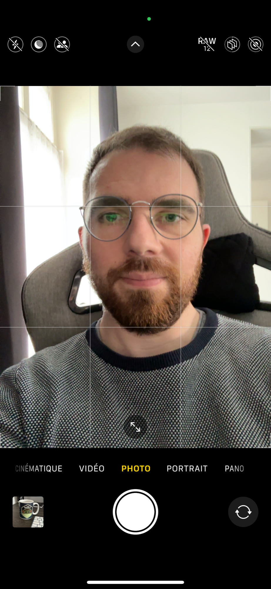 iPhone Mode selfie © © Mathieu Grumiaux pour Clubic