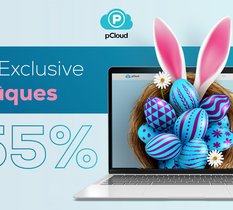 Leader sur le stockage en ligne, pCloud fête Pâques avec une offre à -55% de remise !