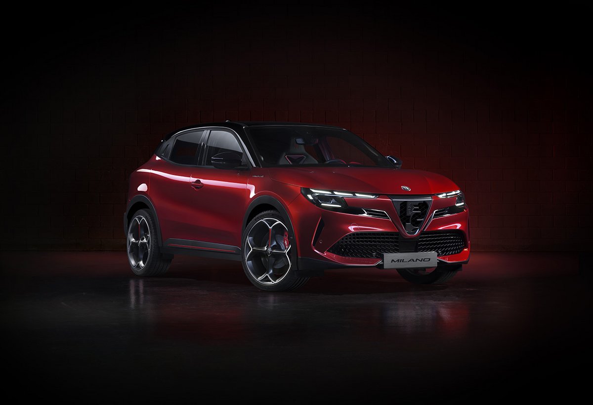 Alfa dévoile son premier véhicule électrique, le SUV compact Milano © Alfa Romeo