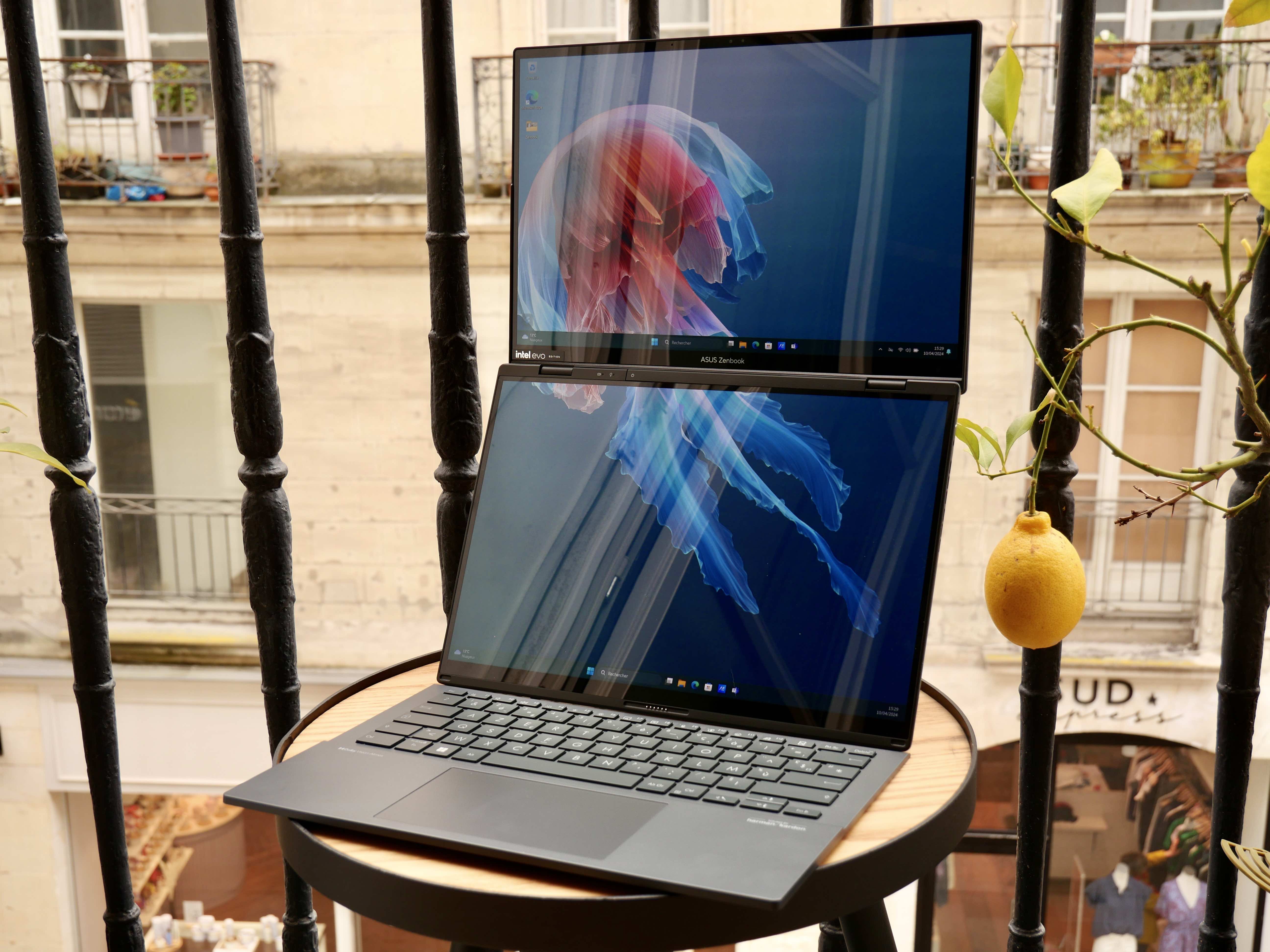 Laptop à double écran : ASUS travaillerait sur une version plus musclée de son Zenbook Duo