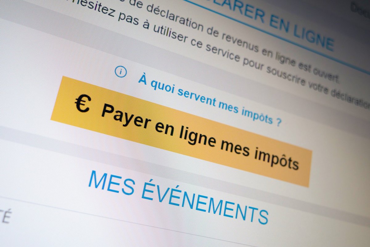 Le bouton de paiement des impôts en ligne © Alexandre Boero / Clubic