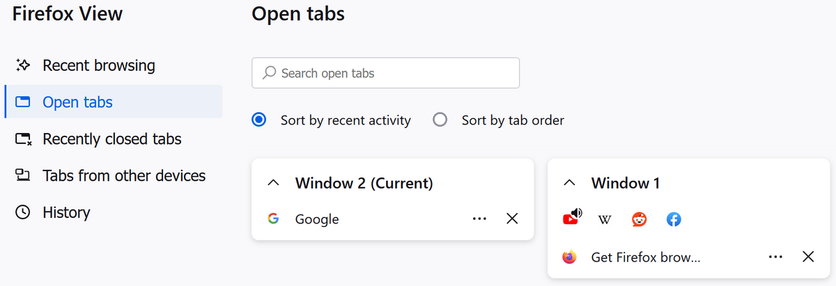 Tab management becomes considerably more efficient with Firefox 125 © Mozilla