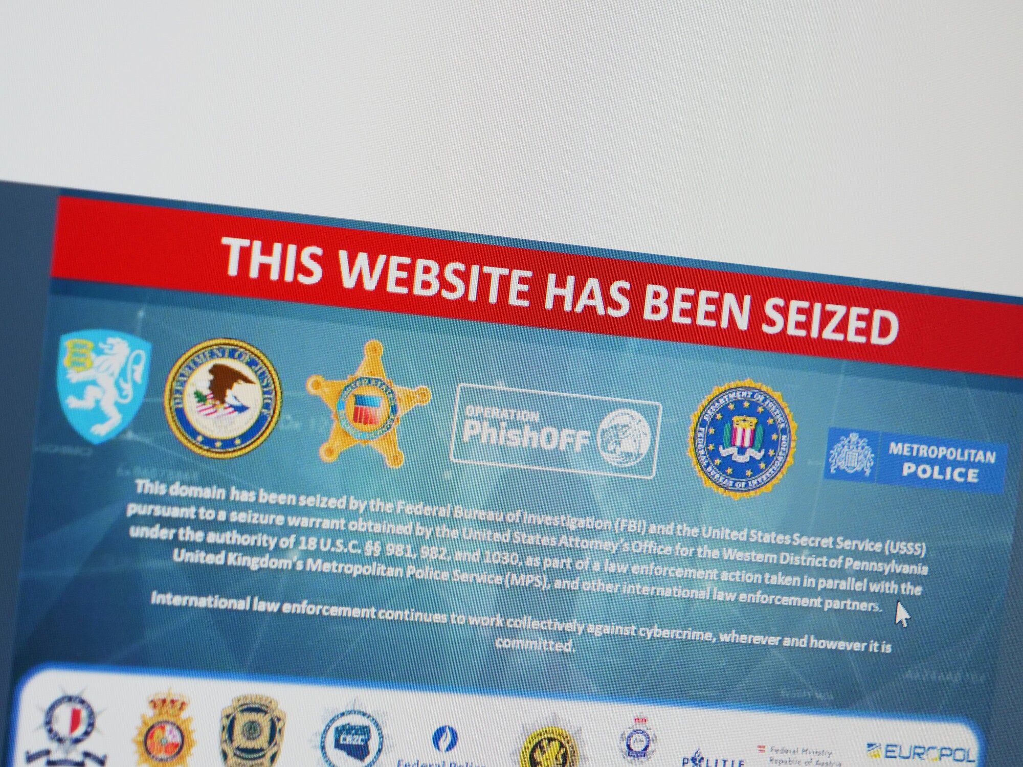 Europol porte un gros coup d'arrêt à LabHost, le supermarché des pirates, qui vend des kits de phishing par abonnement