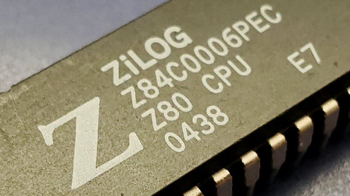 Le fameux Z80 dans toute sa splendeur © Zilog