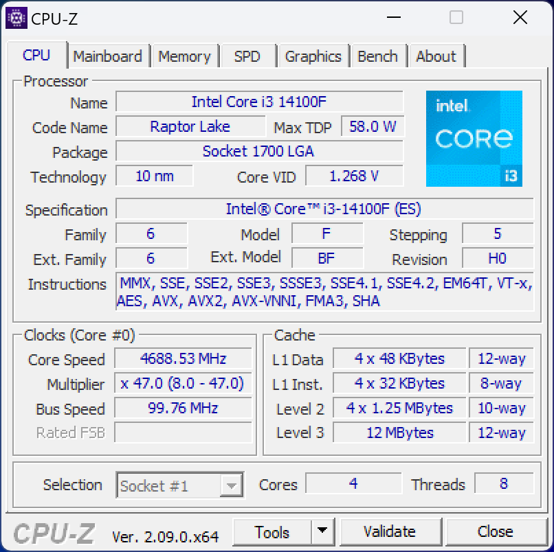 Intel Core i3-14100F_07 © Nerces